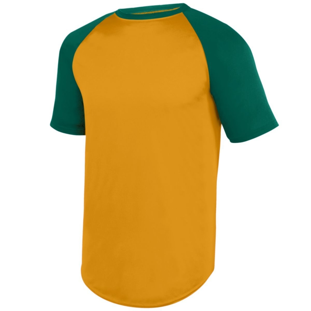 Attain Wicking Two-Button Baseball Jersey