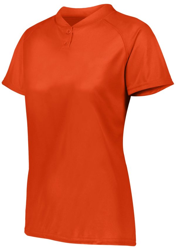 Ladies Attain Wicking Two-Button Softball Jersey