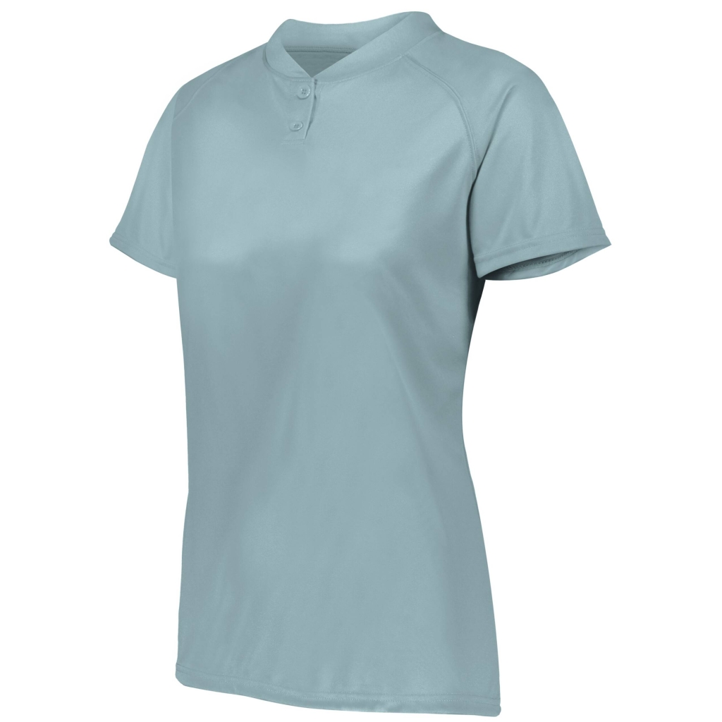 Ladies Attain Wicking Two-Button Softball Jersey