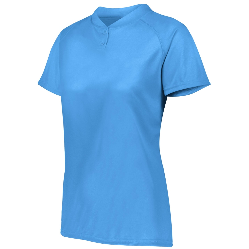 Ladies Attain Wicking Two-Button Softball Jersey