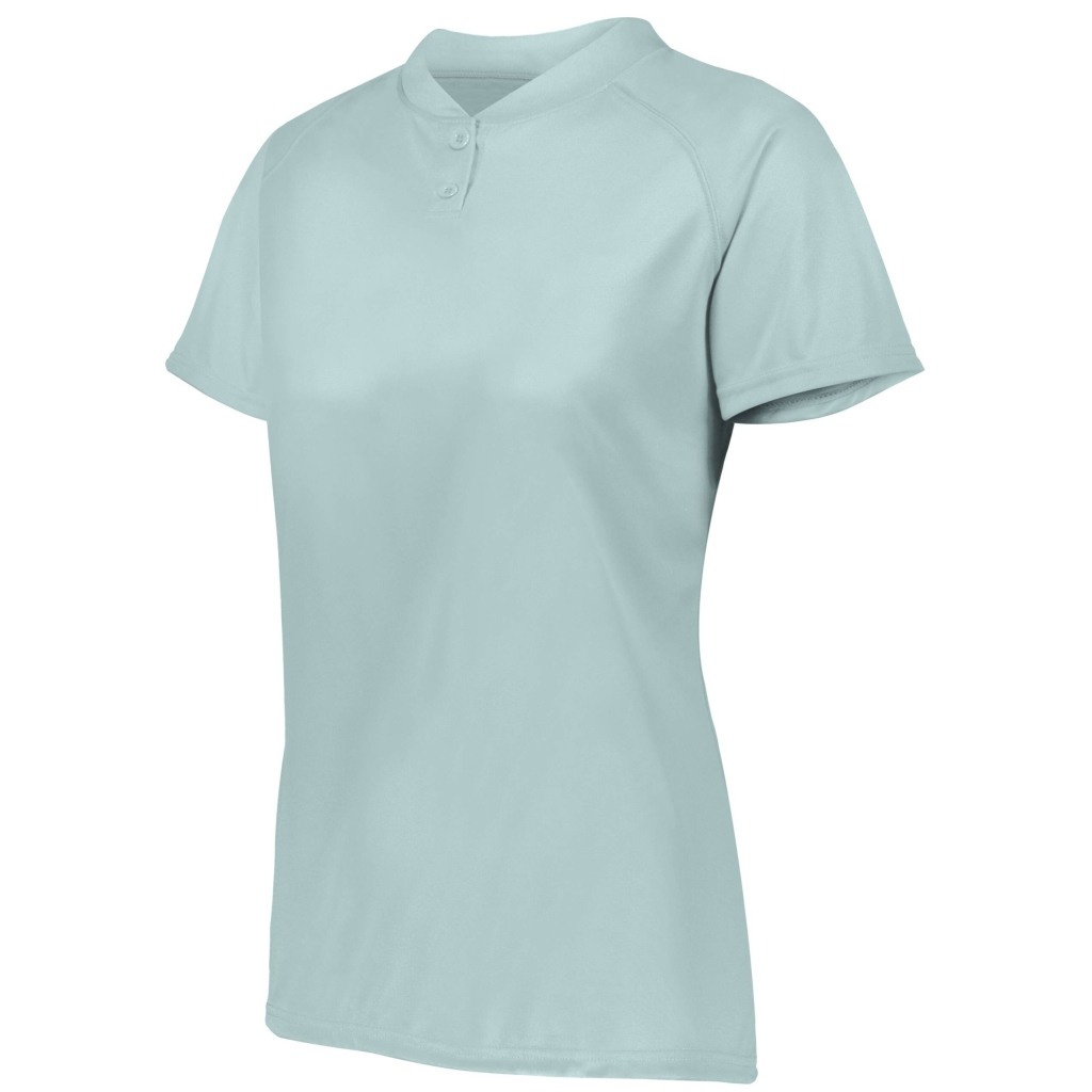 Ladies Attain Wicking Two-Button Softball Jersey
