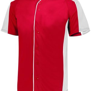 Full-Button Baseball Jersey - Image 8
