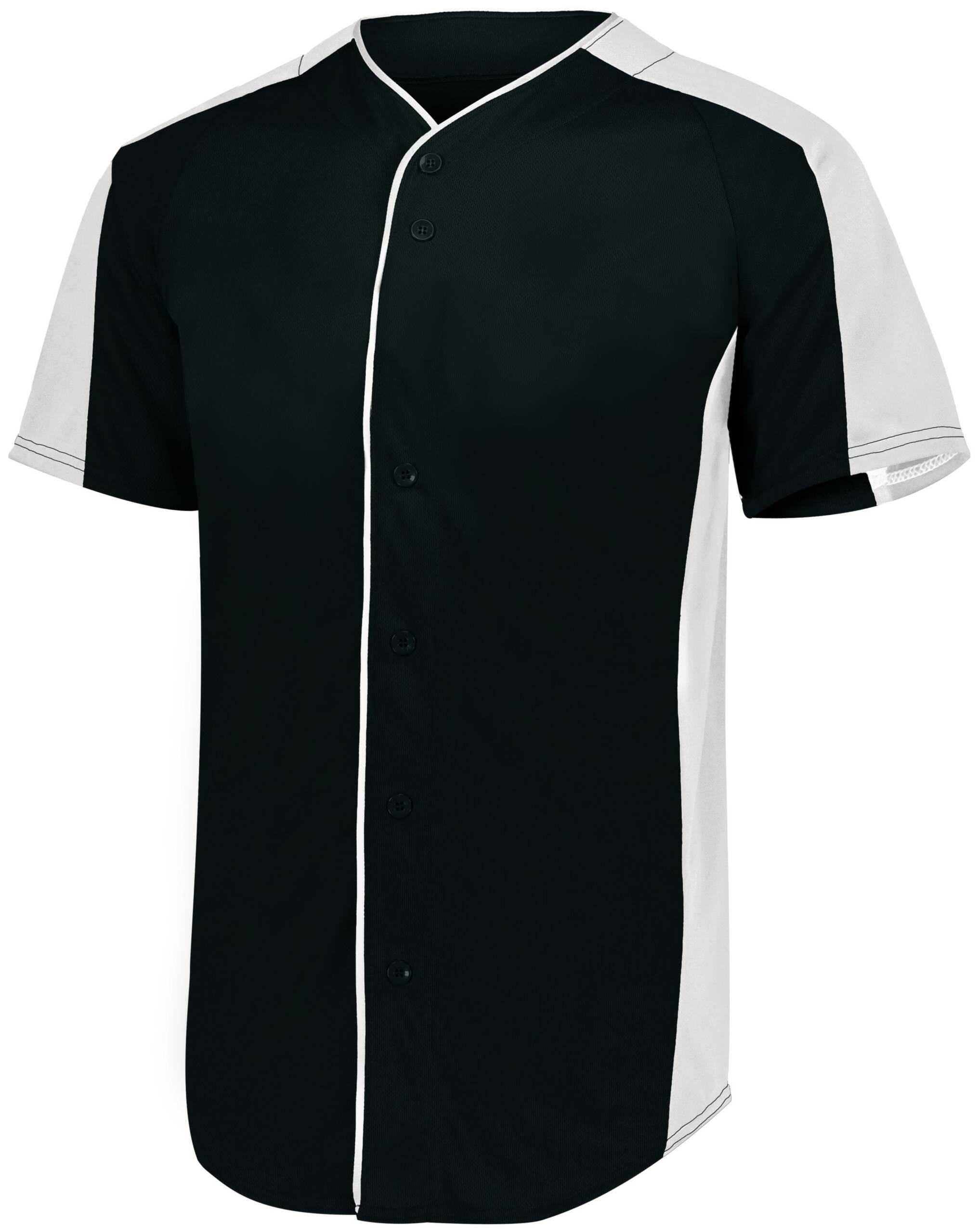 Full-Button Baseball Jersey - Image 2