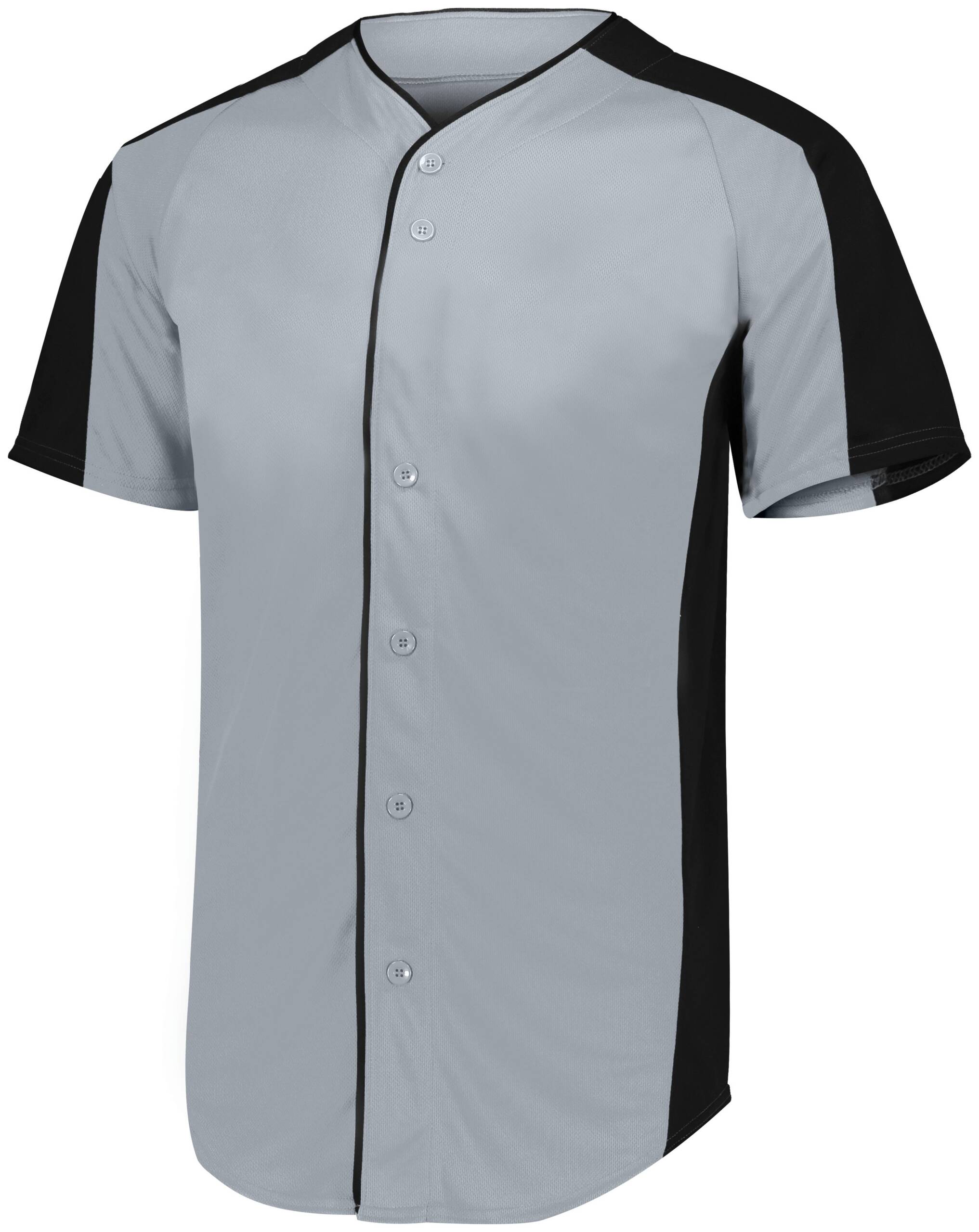 Full-Button Baseball Jersey - Image 3