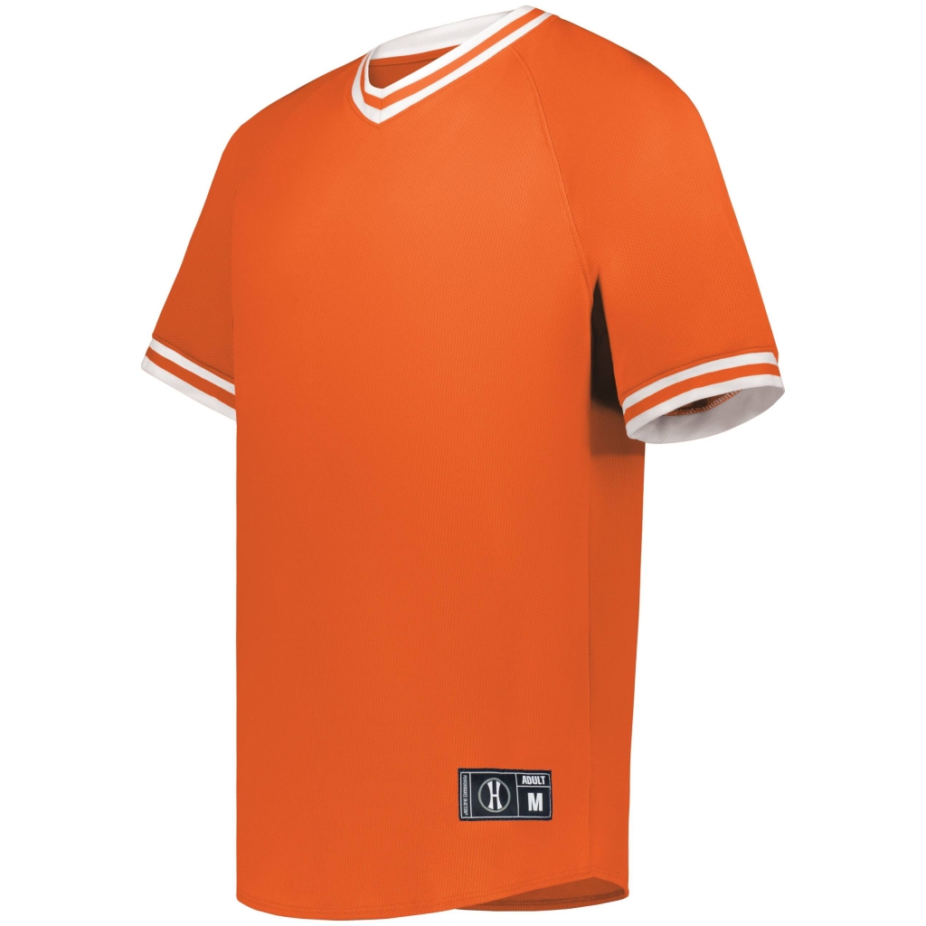 Youth Retro V-Neck Baseball Jersey