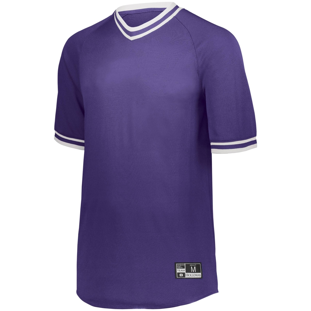 Youth Retro V-Neck Baseball Jersey