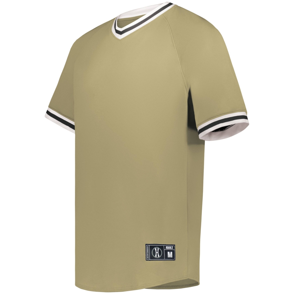 Youth Retro V-Neck Baseball Jersey