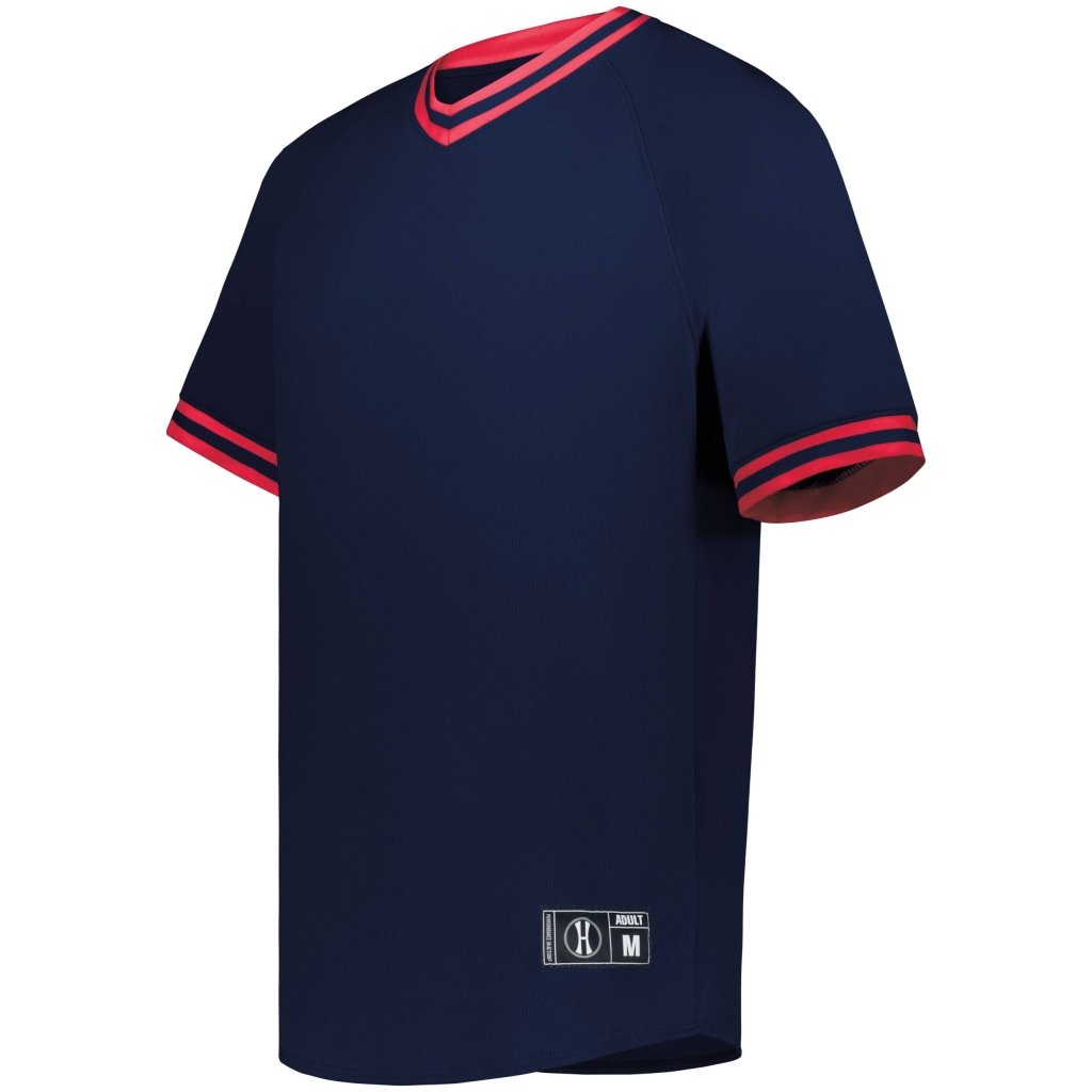 Youth Retro V-Neck Baseball Jersey