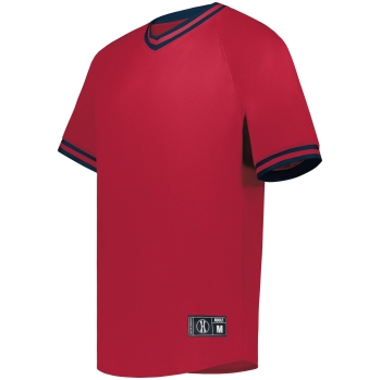 Retro V-Neck Baseball Jersey