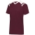 MAROON/WHITE