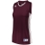 MAROON/WHITE