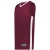 MAROON/WHITE