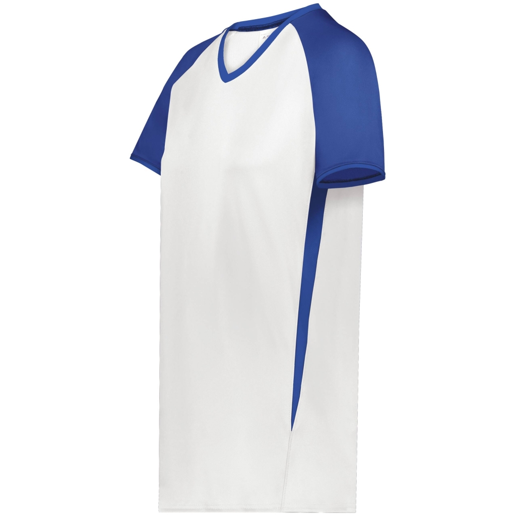 Ladies Cutter+ V-Neck Jersey
