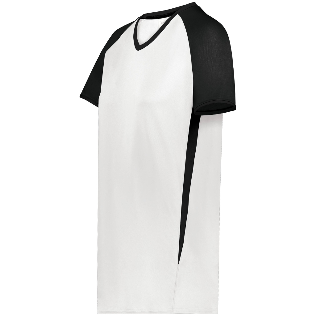 Ladies Cutter+ V-Neck Jersey