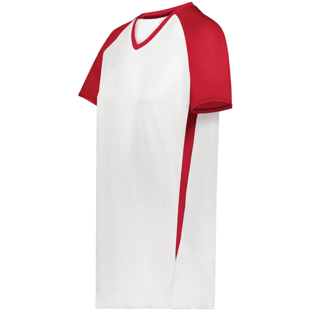 Ladies Cutter+ V-Neck Jersey