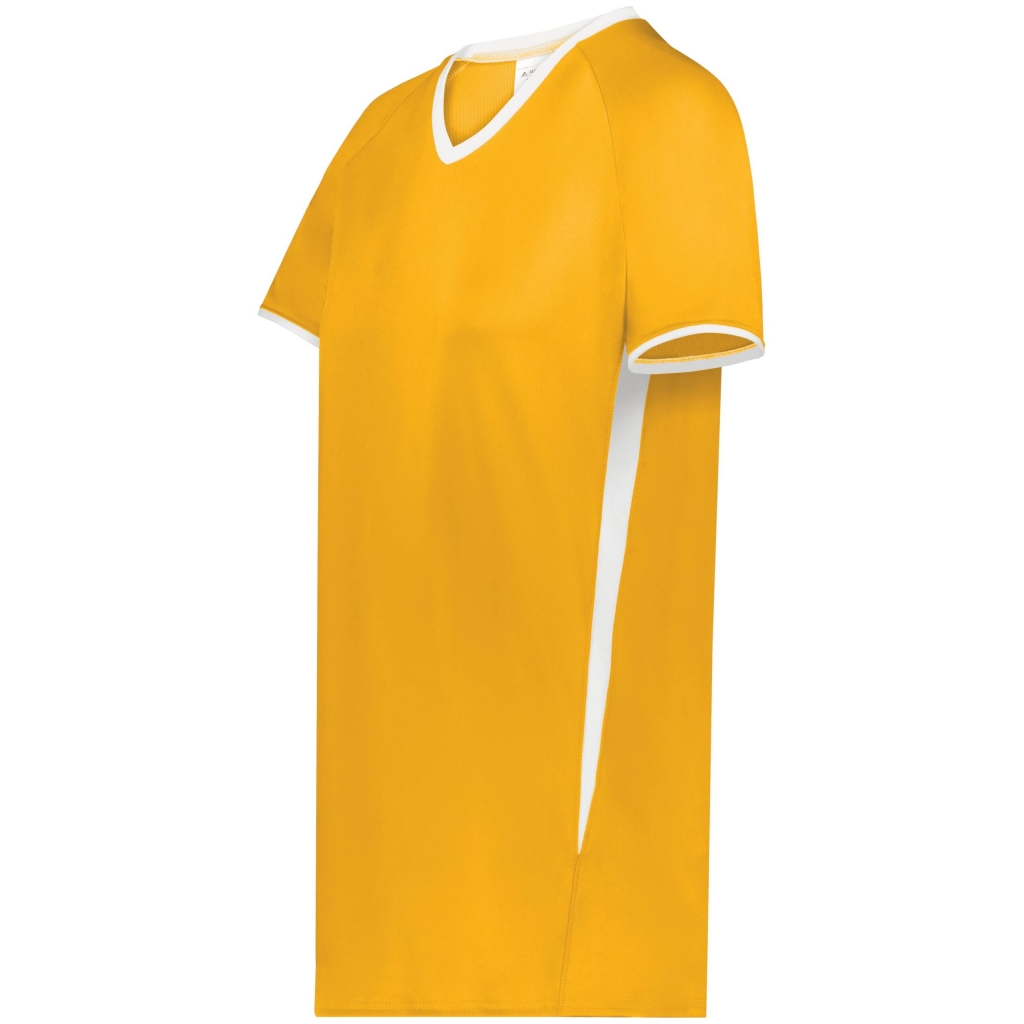 Ladies Cutter+ V-Neck Jersey