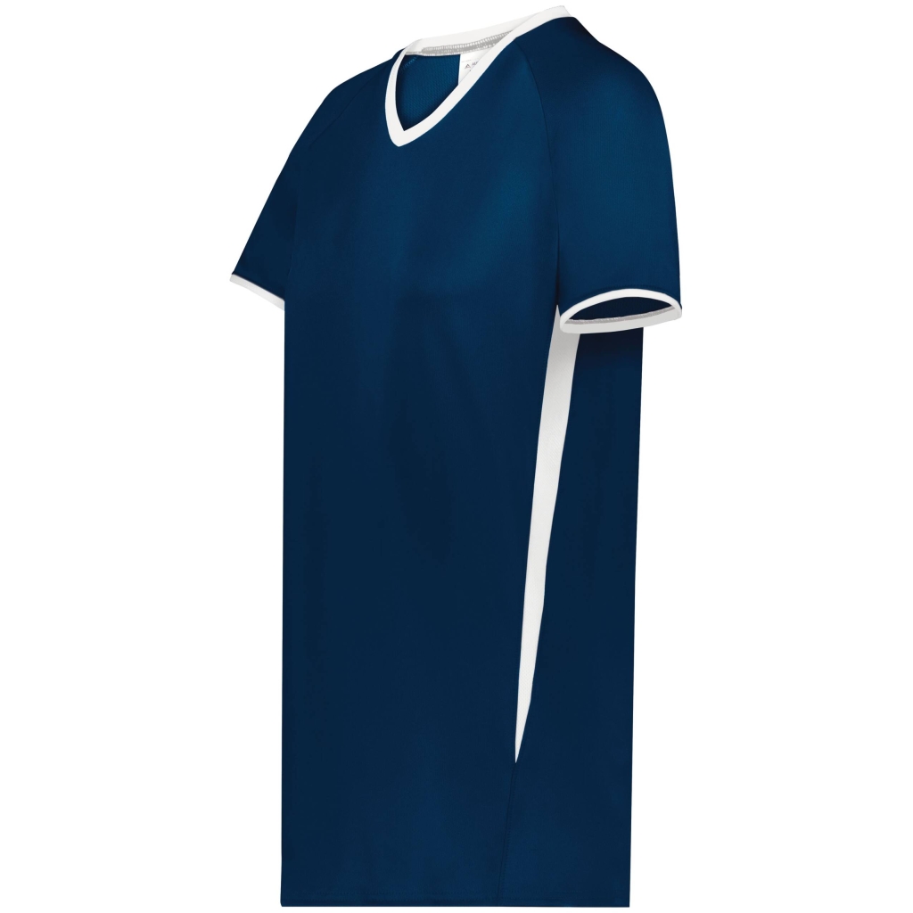 Ladies Cutter+ V-Neck Jersey