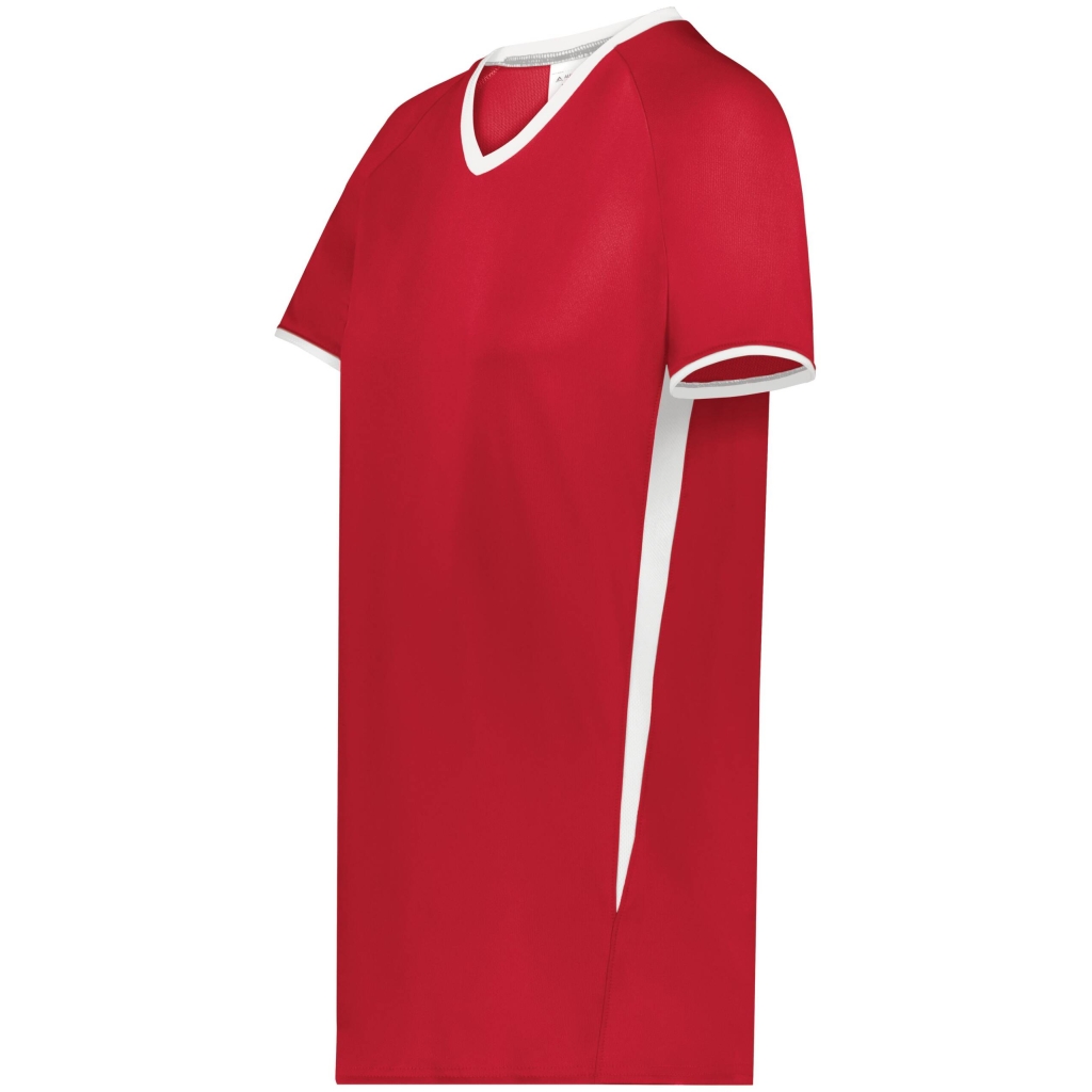 Ladies Cutter+ V-Neck Jersey