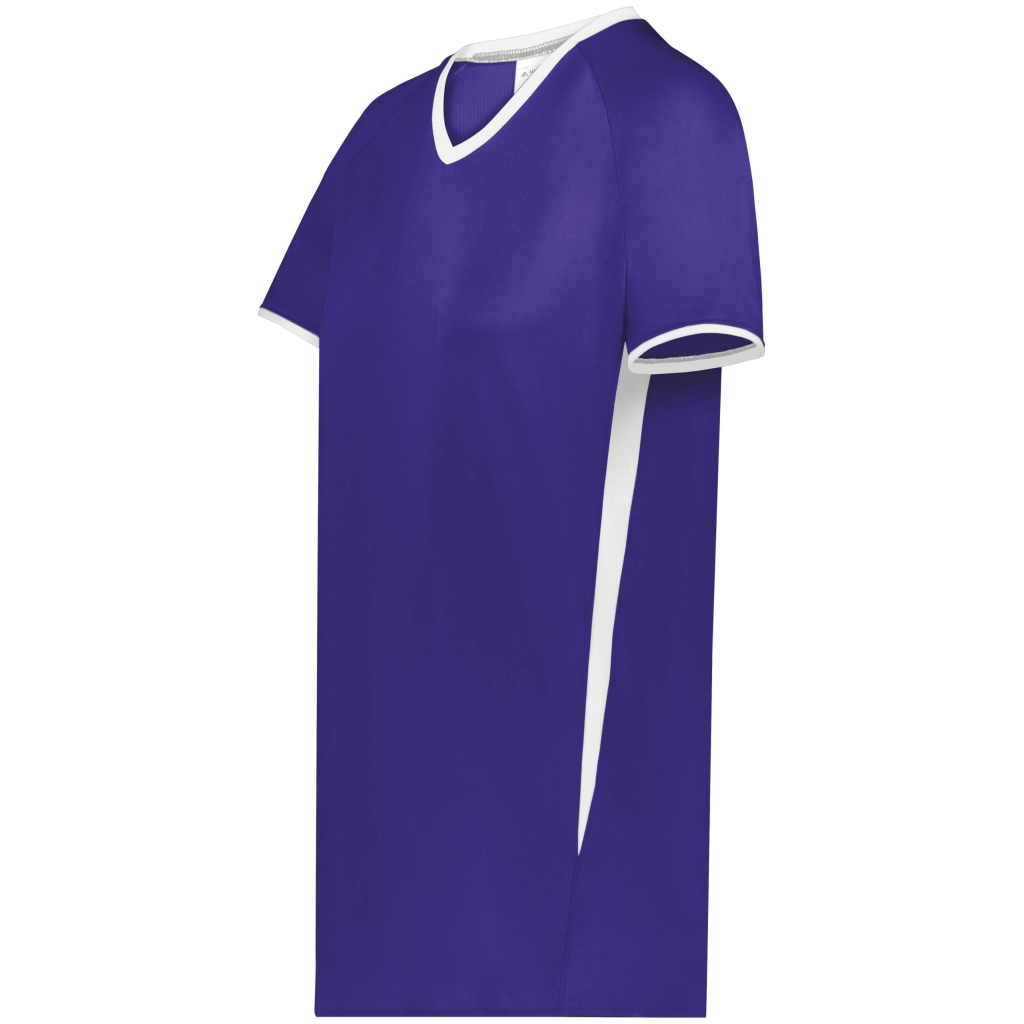 Ladies Cutter+ V-Neck Jersey