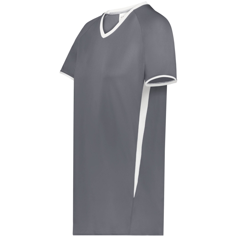 Ladies Cutter+ V-Neck Jersey