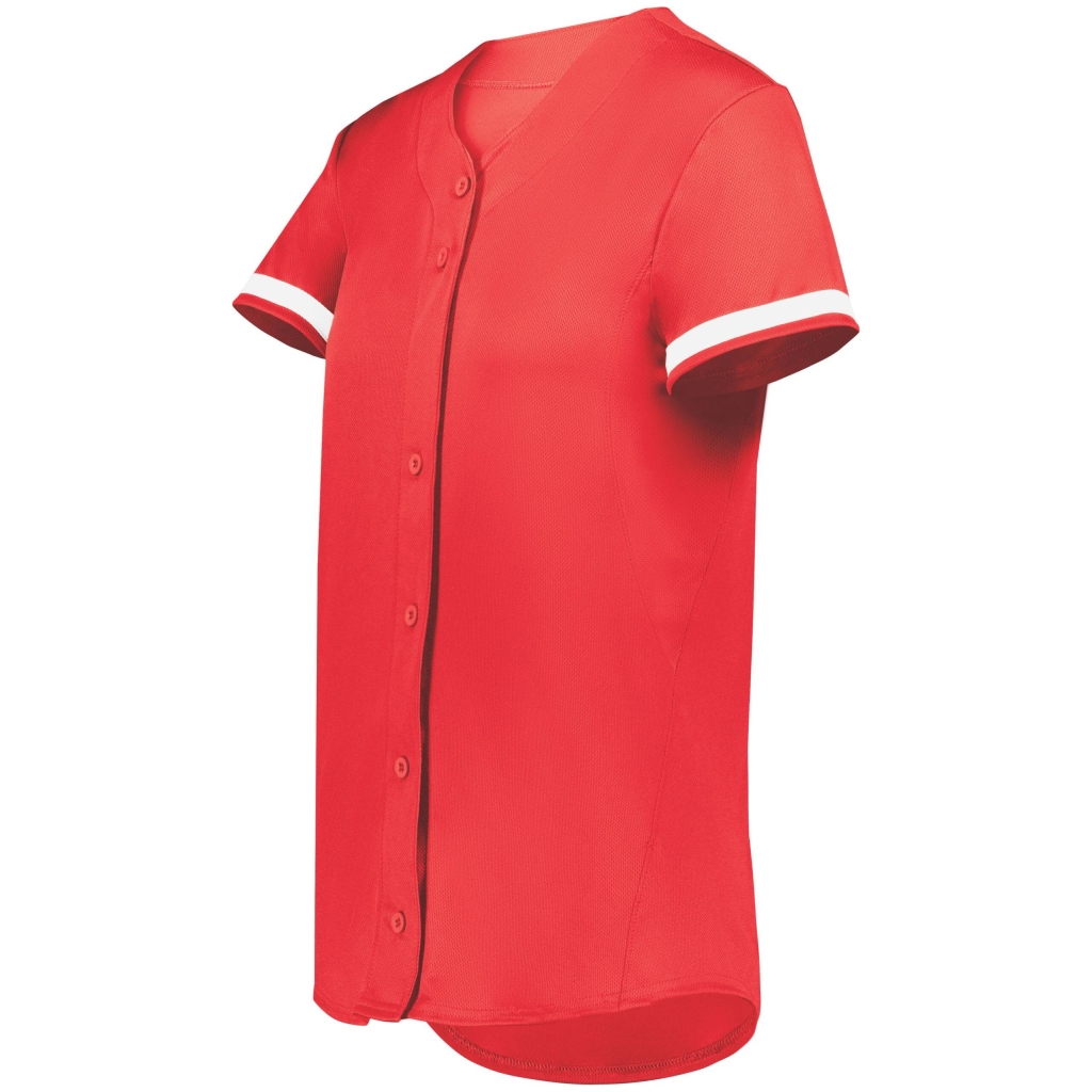 Ladies Cutter+ Full Button Softball Jersey
