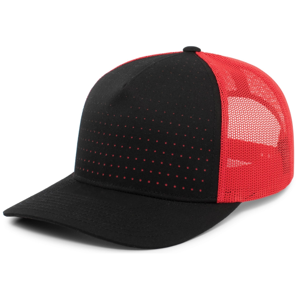 Perforated 5-Panel Trucker Snapback Cap