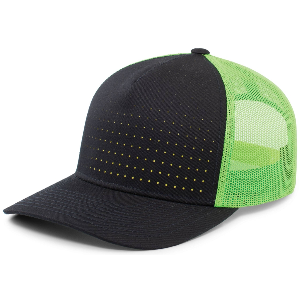 Perforated 5-Panel Trucker Snapback Cap