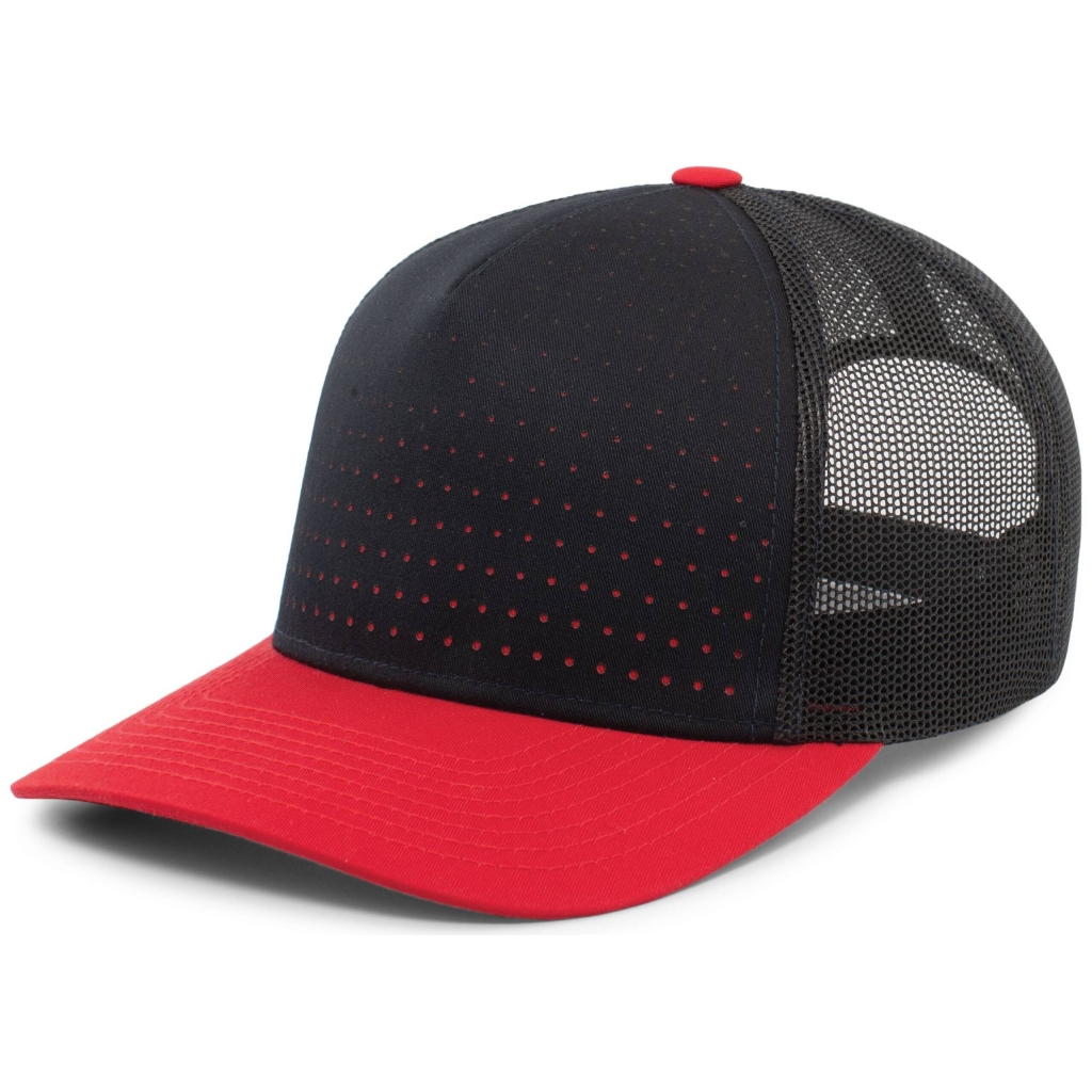 Perforated 5-Panel Trucker Snapback Cap