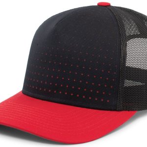 Perforated 5-Panel Trucker Snapback Cap - Image 15