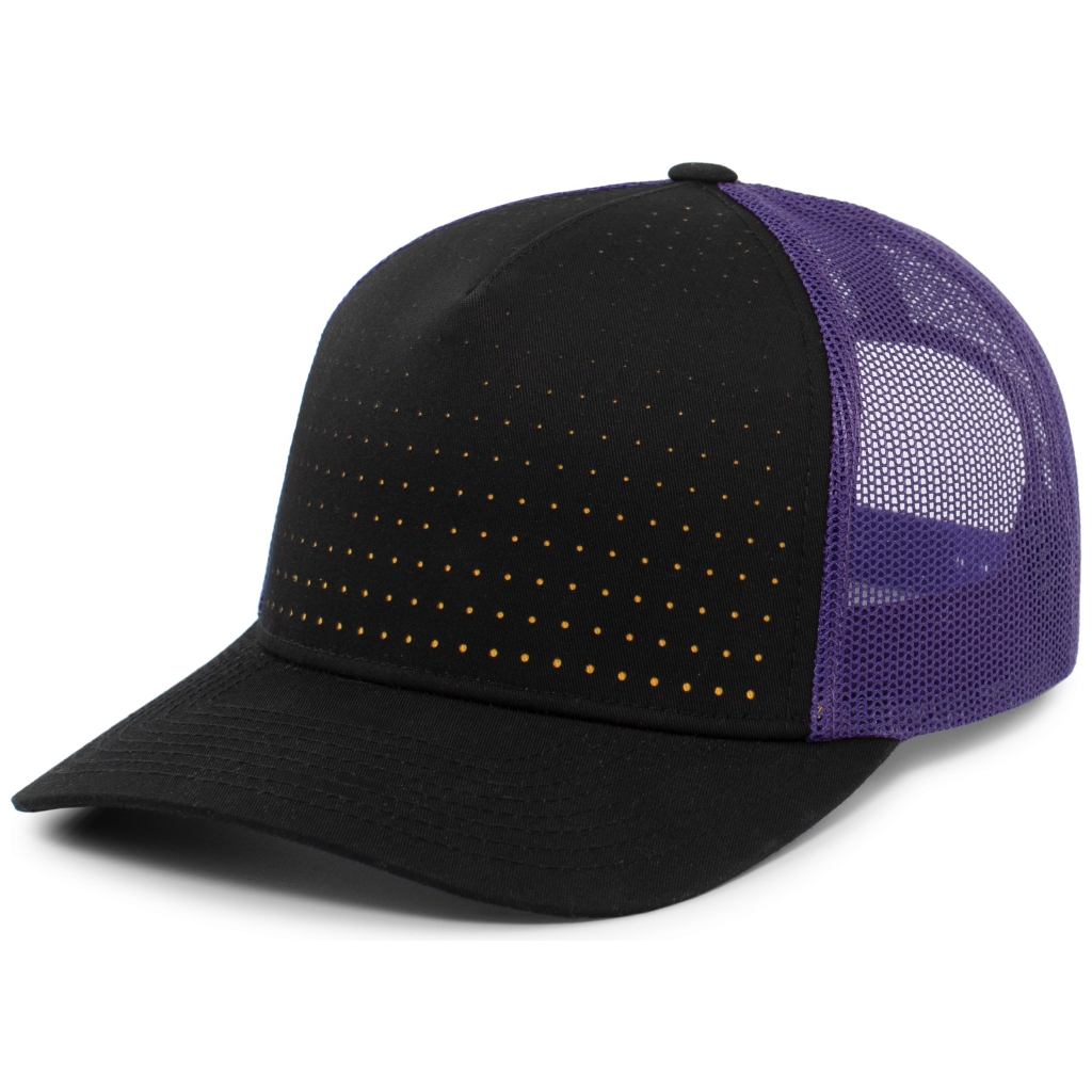 Perforated 5-Panel Trucker Snapback Cap