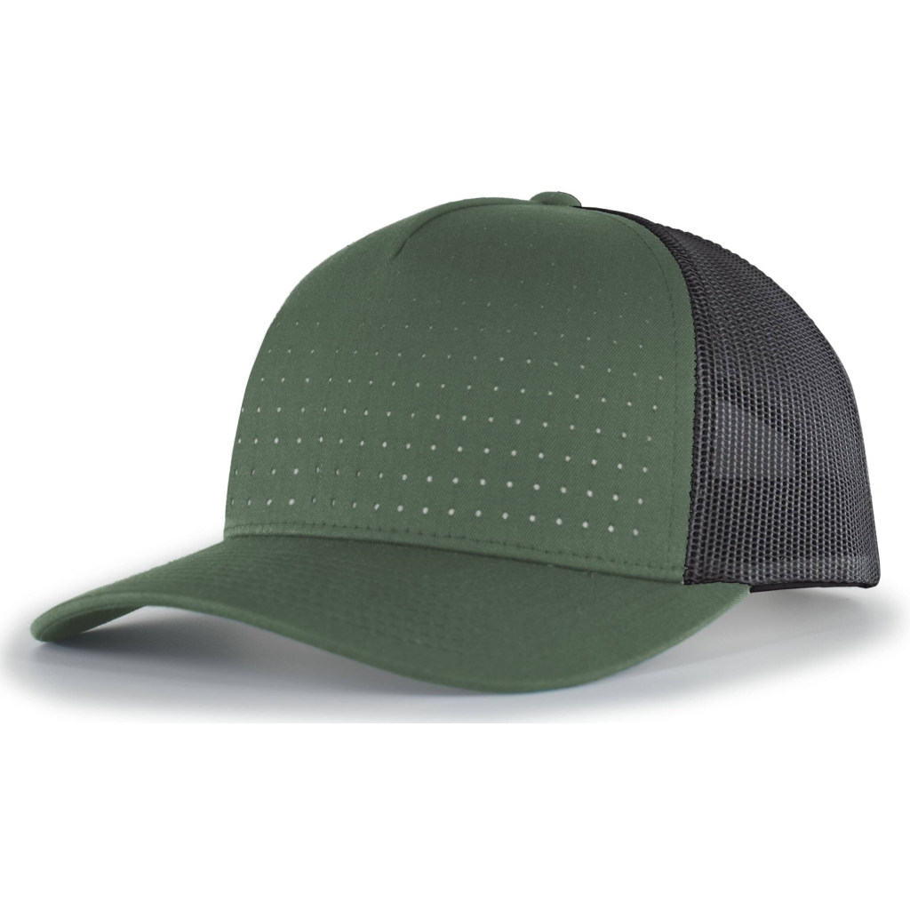 Perforated 5-Panel Trucker Snapback Cap