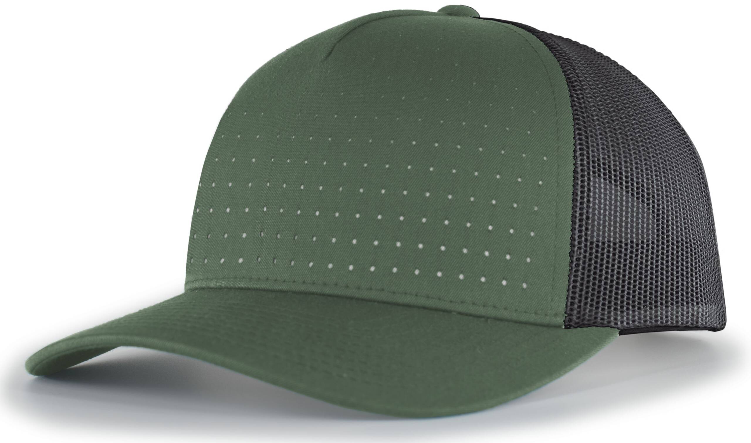 Perforated 5-Panel Trucker Snapback Cap - Image 2