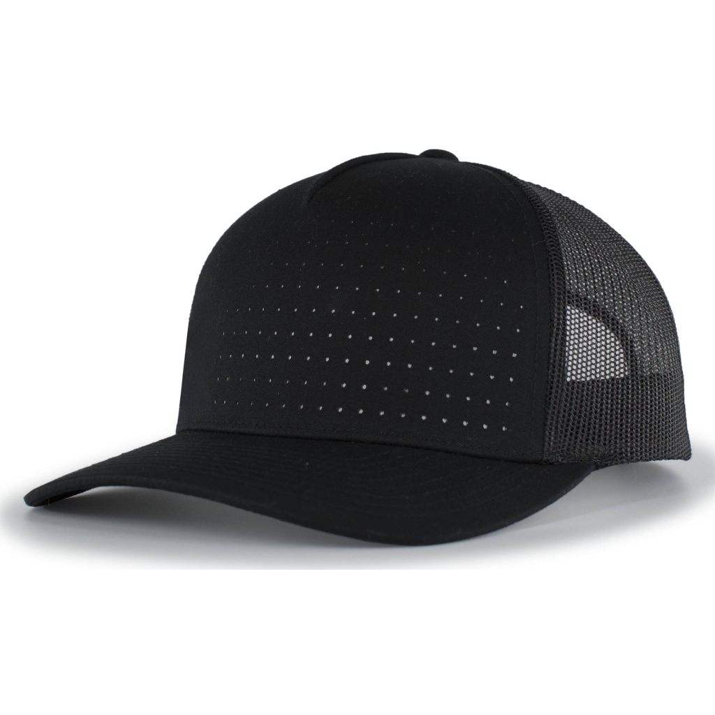 Perforated 5-Panel Trucker Snapback Cap