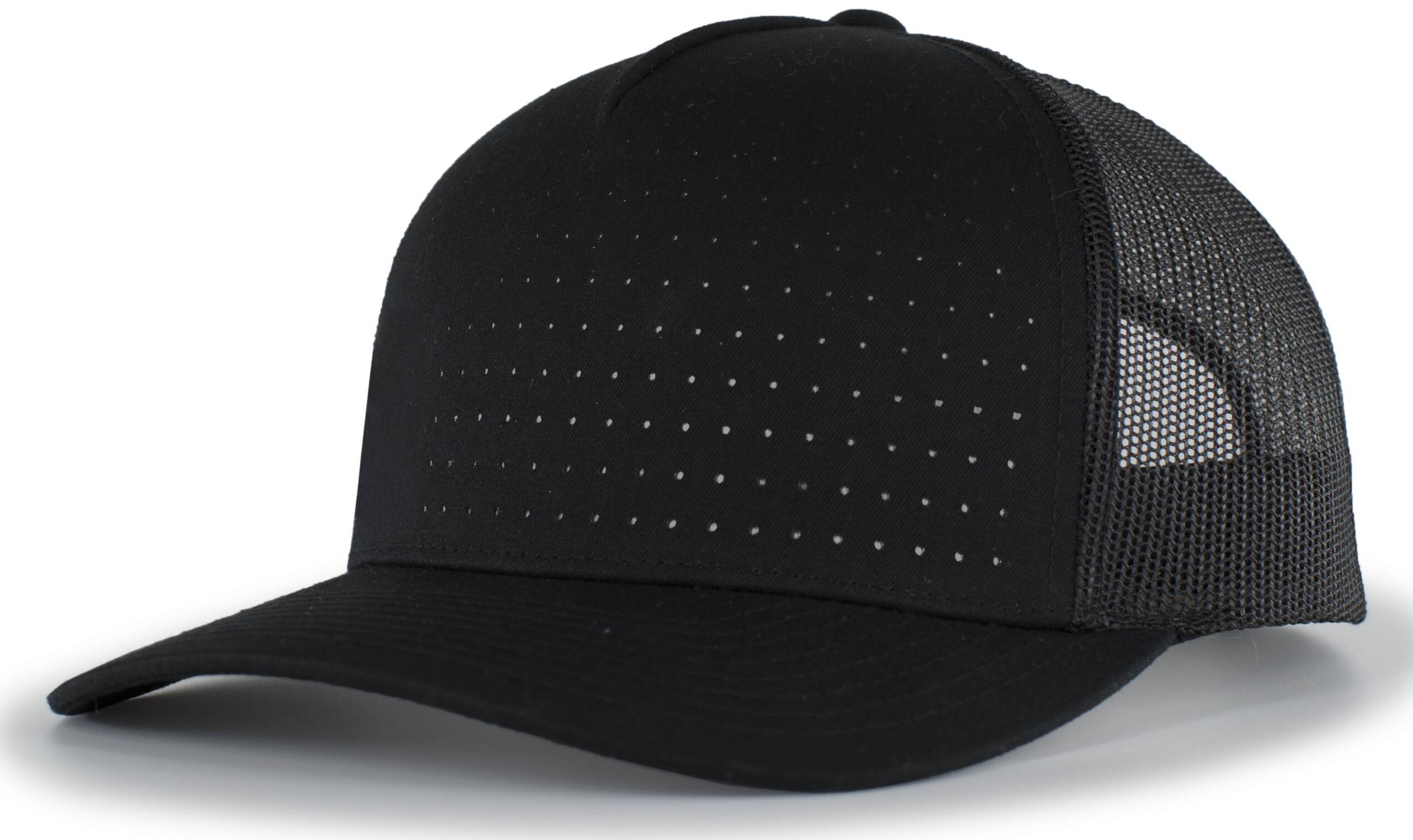 Perforated 5-Panel Trucker Snapback Cap - Image 6