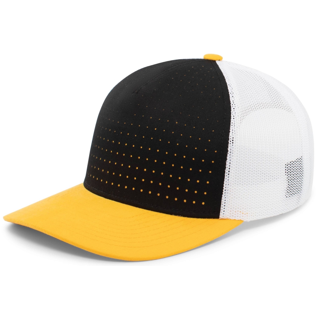 Perforated 5-Panel Trucker Snapback Cap