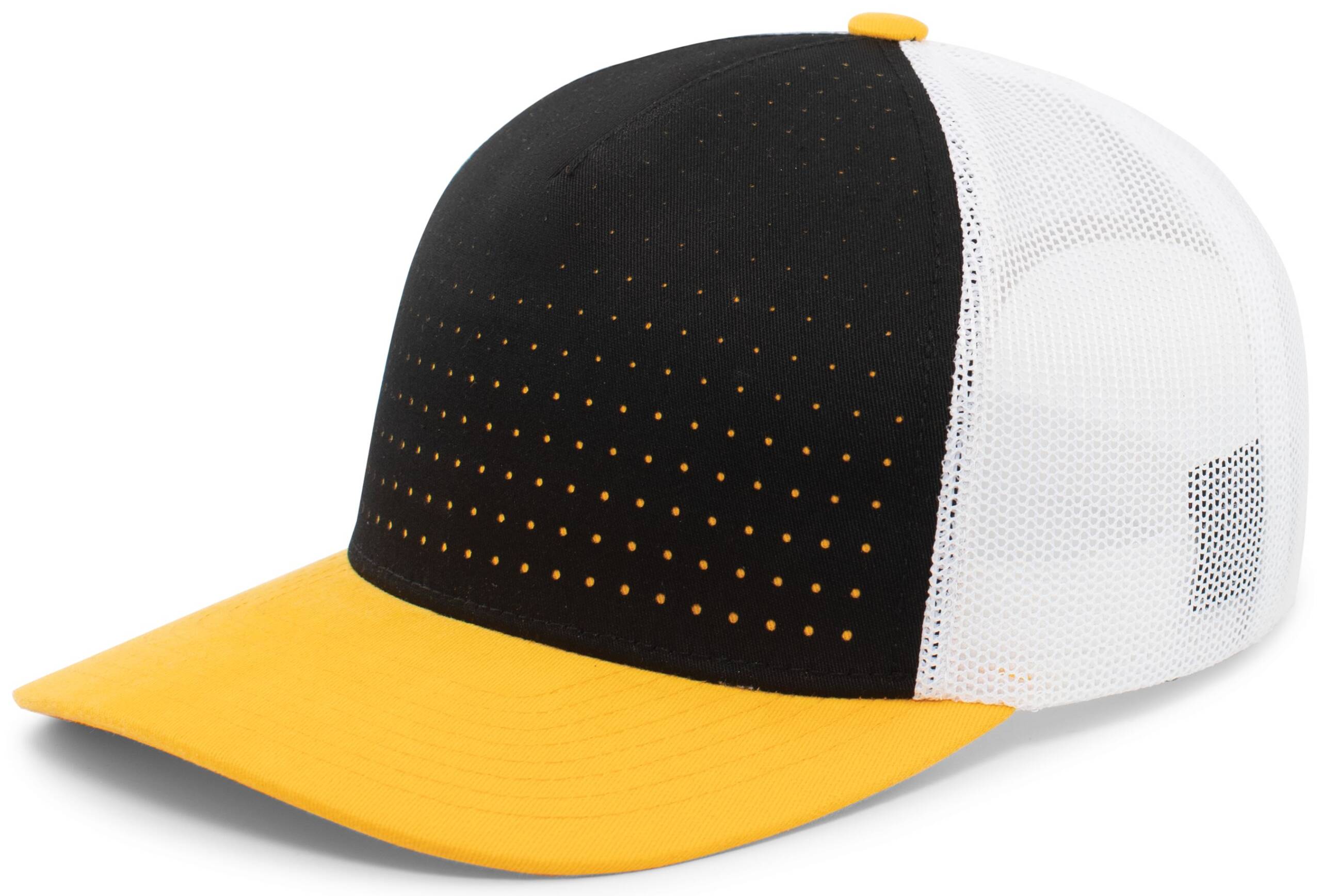Perforated 5-Panel Trucker Snapback Cap - Image 8