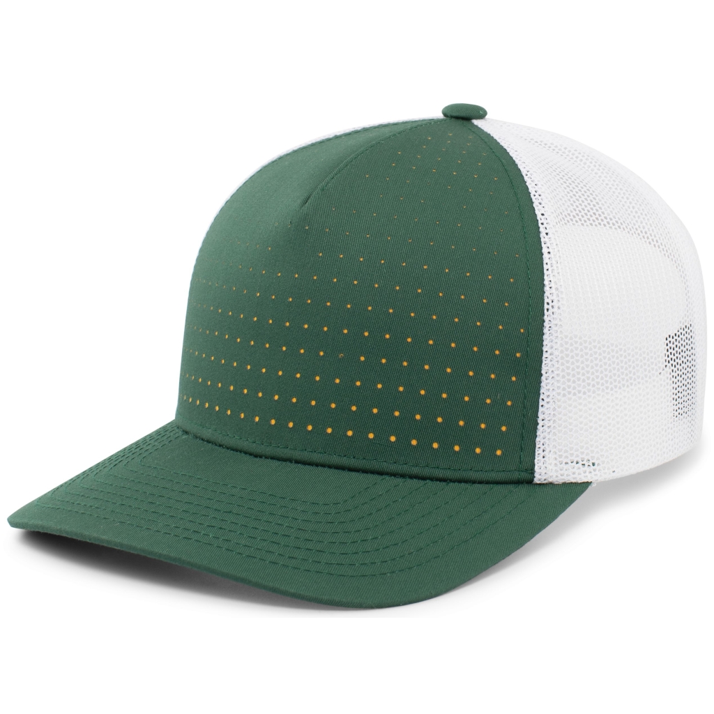 Perforated 5-Panel Trucker Snapback Cap