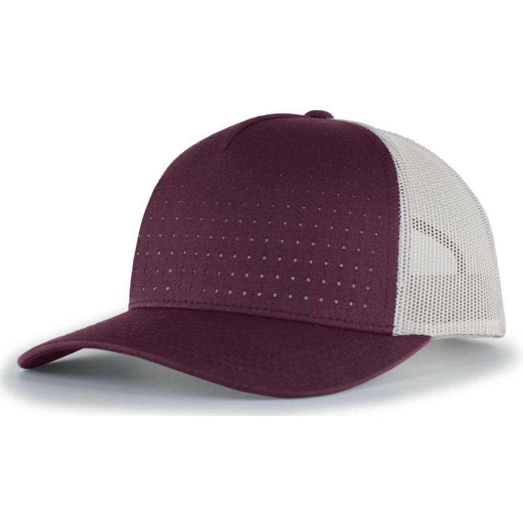 Perforated 5-Panel Trucker Snapback Cap
