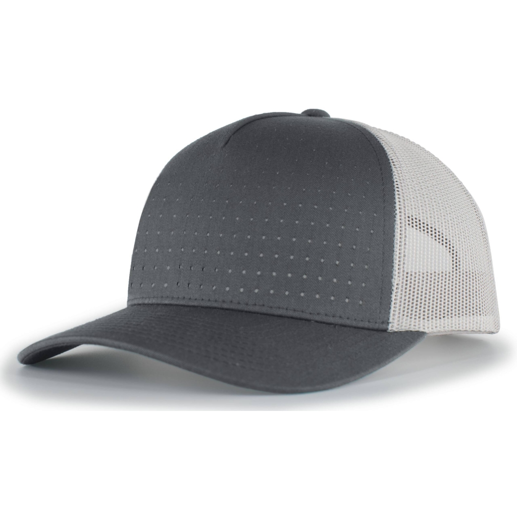 Perforated 5-Panel Trucker Snapback Cap