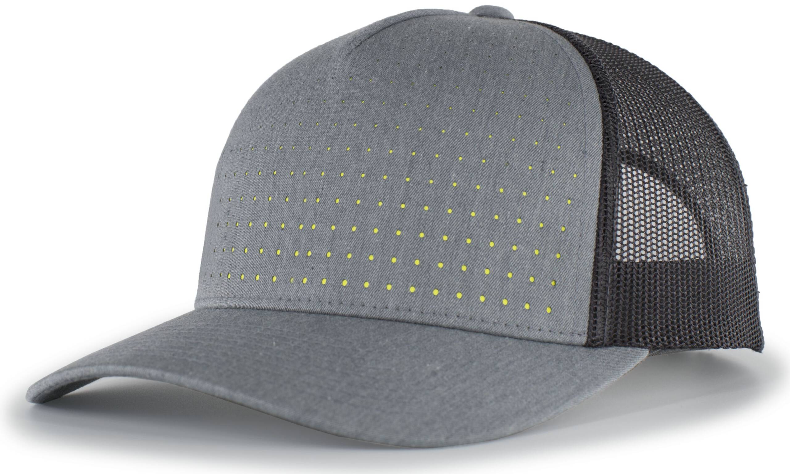 Perforated 5-Panel Trucker Snapback Cap - Image 13