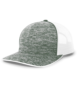 Aggressive Heather Trucker Snapback Cap