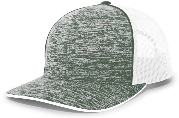 Aggressive Heather Trucker Snapback Cap