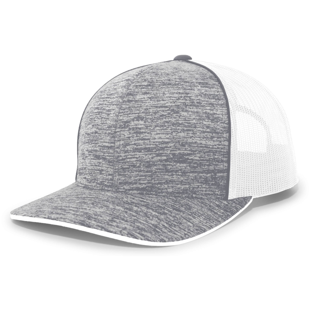 Aggressive Heather Trucker Snapback Cap