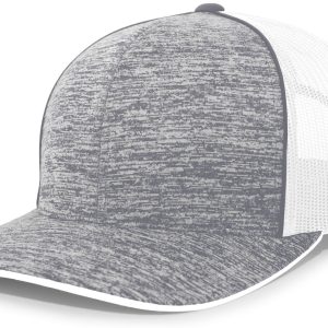 Aggressive Heather Trucker Snapback Cap - Image 5