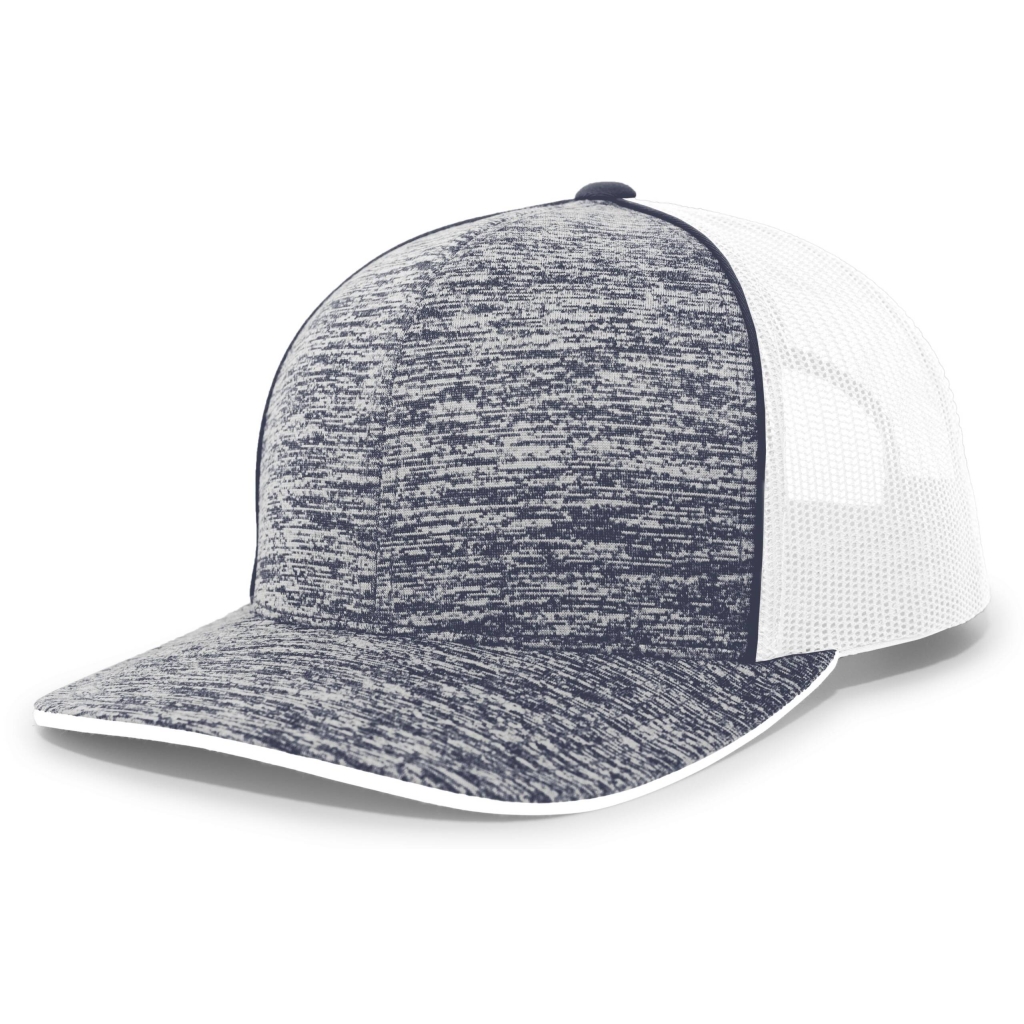 Aggressive Heather Trucker Snapback Cap