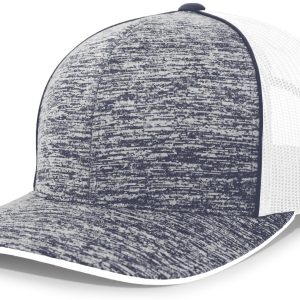 Aggressive Heather Trucker Snapback Cap - Image 9