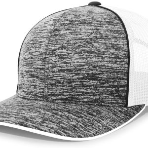 Aggressive Heather Trucker Snapback Cap - Image 2