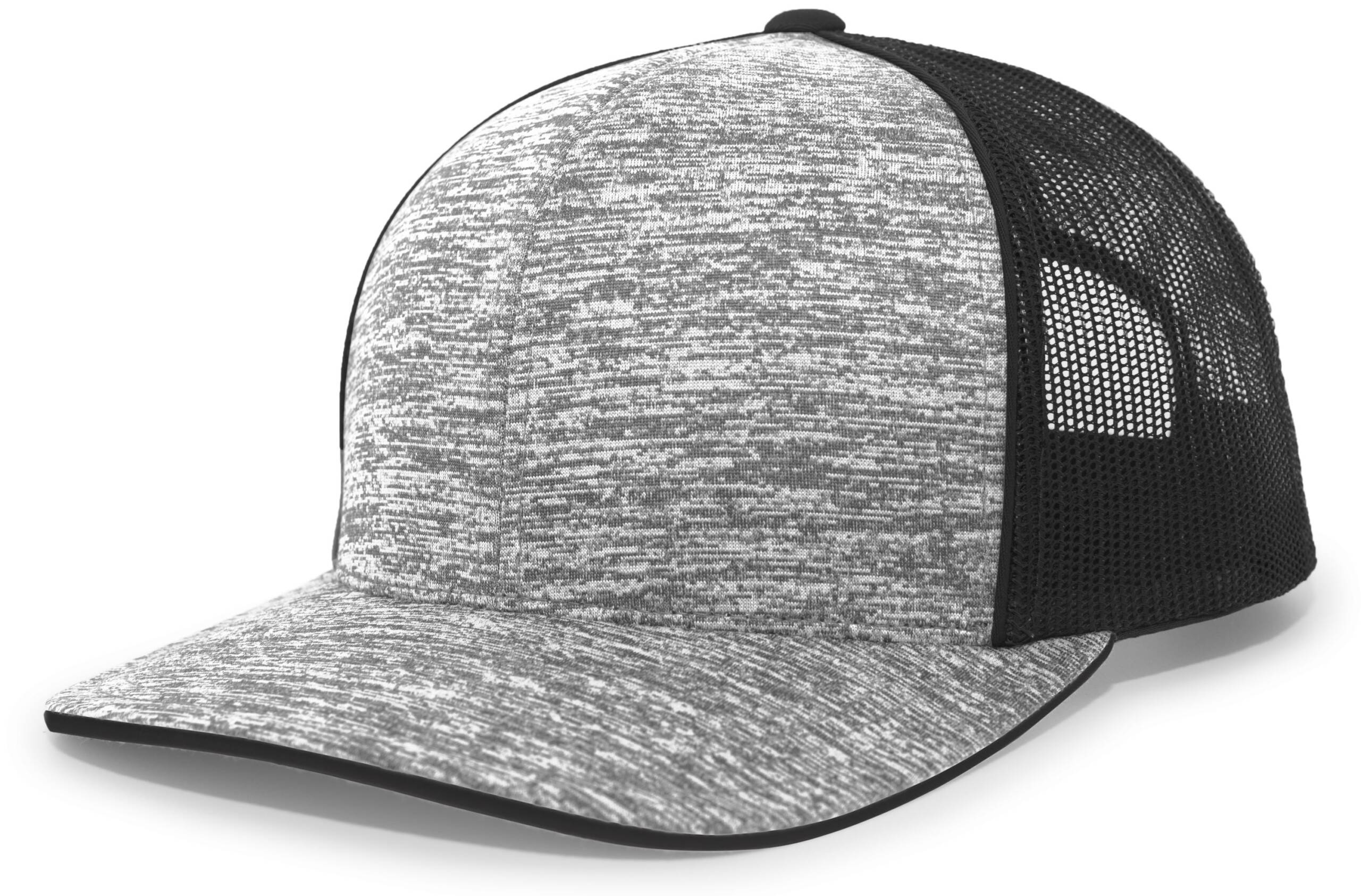 Aggressive Heather Trucker Snapback Cap - Image 6