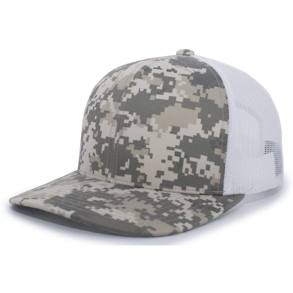 Camo Snapback Trucker Cap