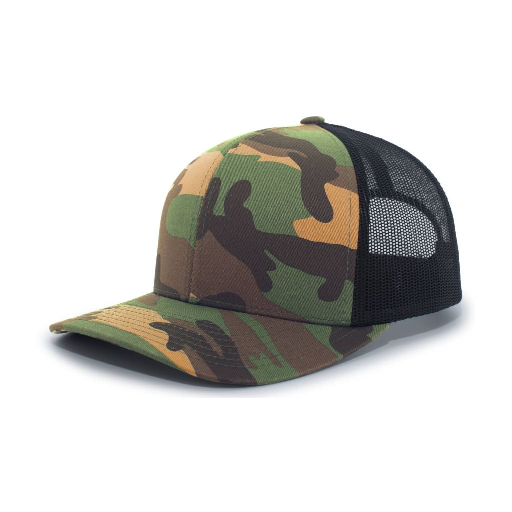 Camo Snapback Trucker Cap